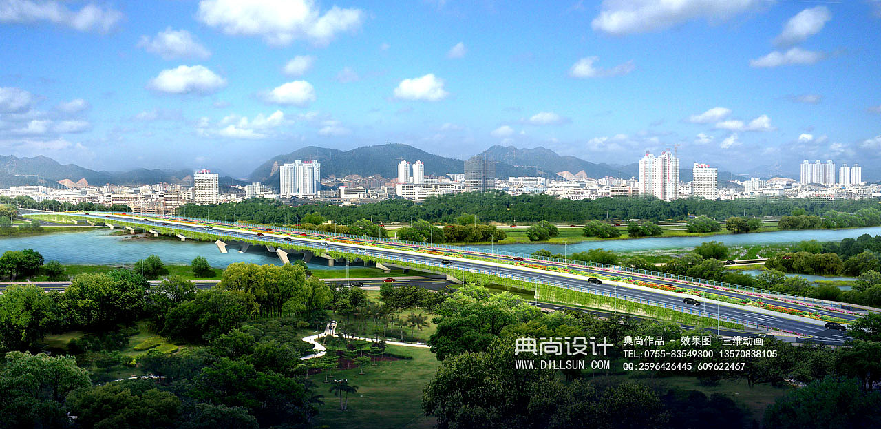 桥梁设计效果图 12