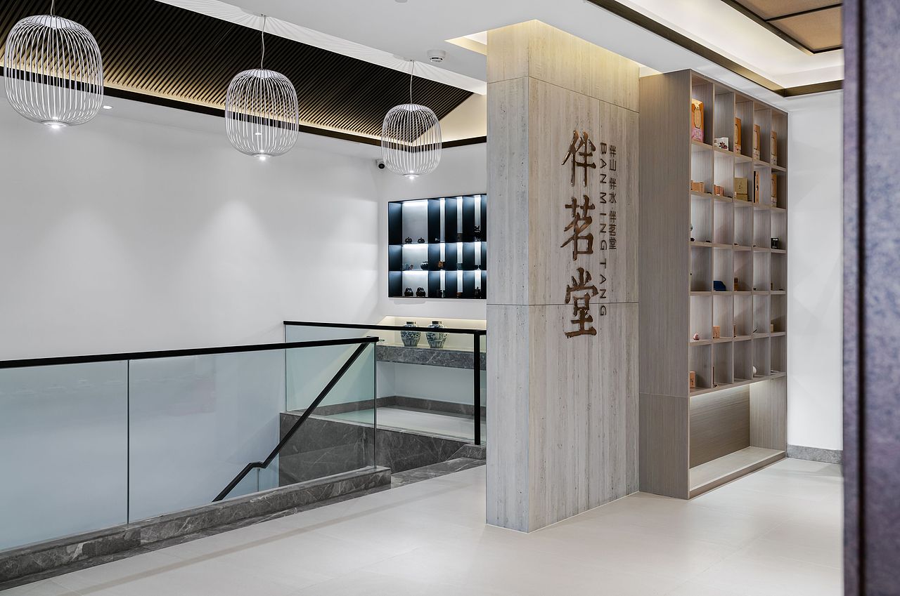 石家庄八马茶业新中式实景（图ZMzA0NjE2Nzky） - 环境/建筑摄影 - 站酷设计师河北网高vr全景原创素材 - 站酷ZCOOL