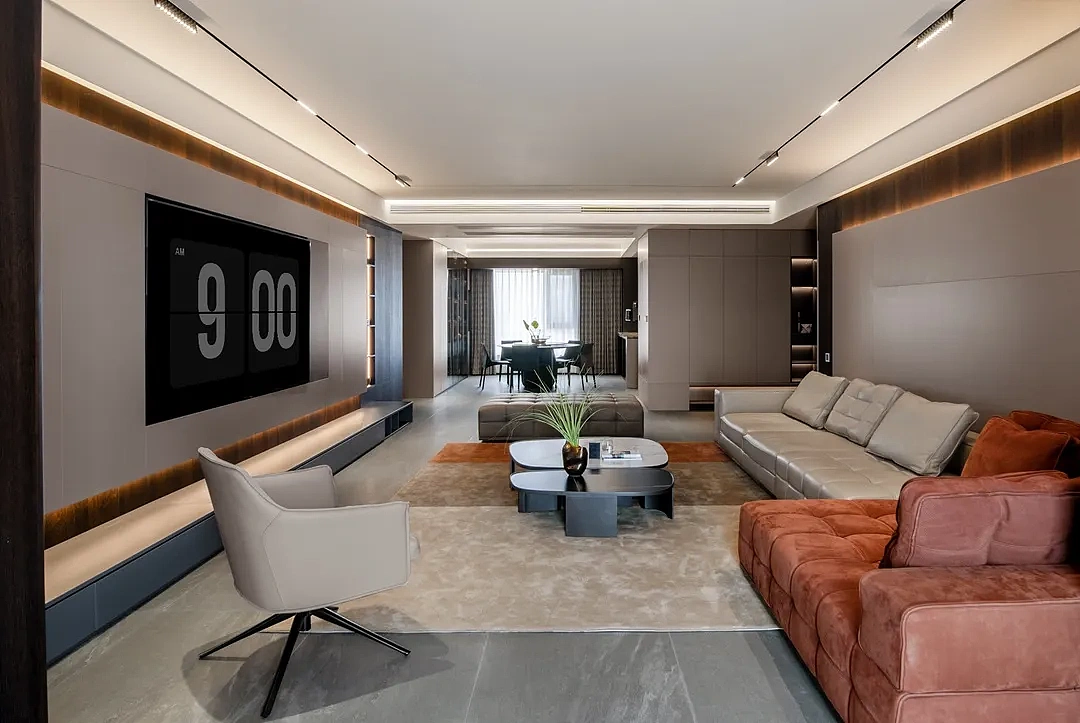 300㎡优雅私宅的室内设计案例