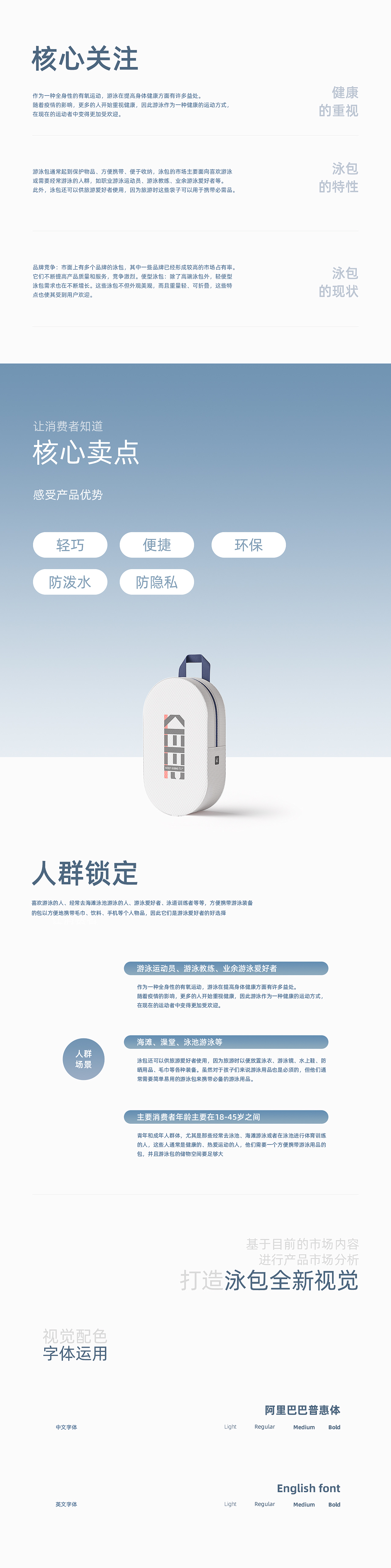 keep便捷泳包 防泼水游泳健身包