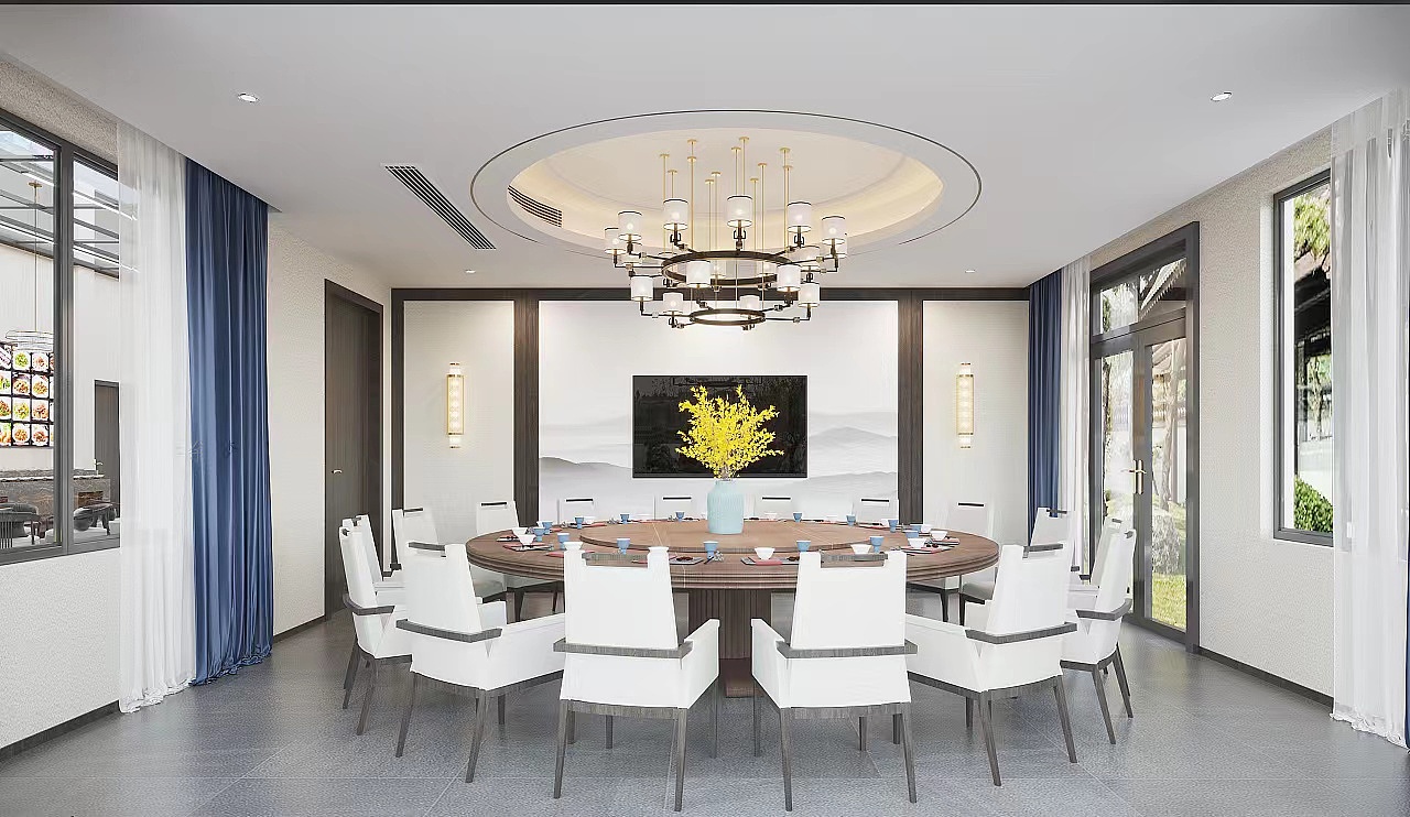 餐厅包厢效果图