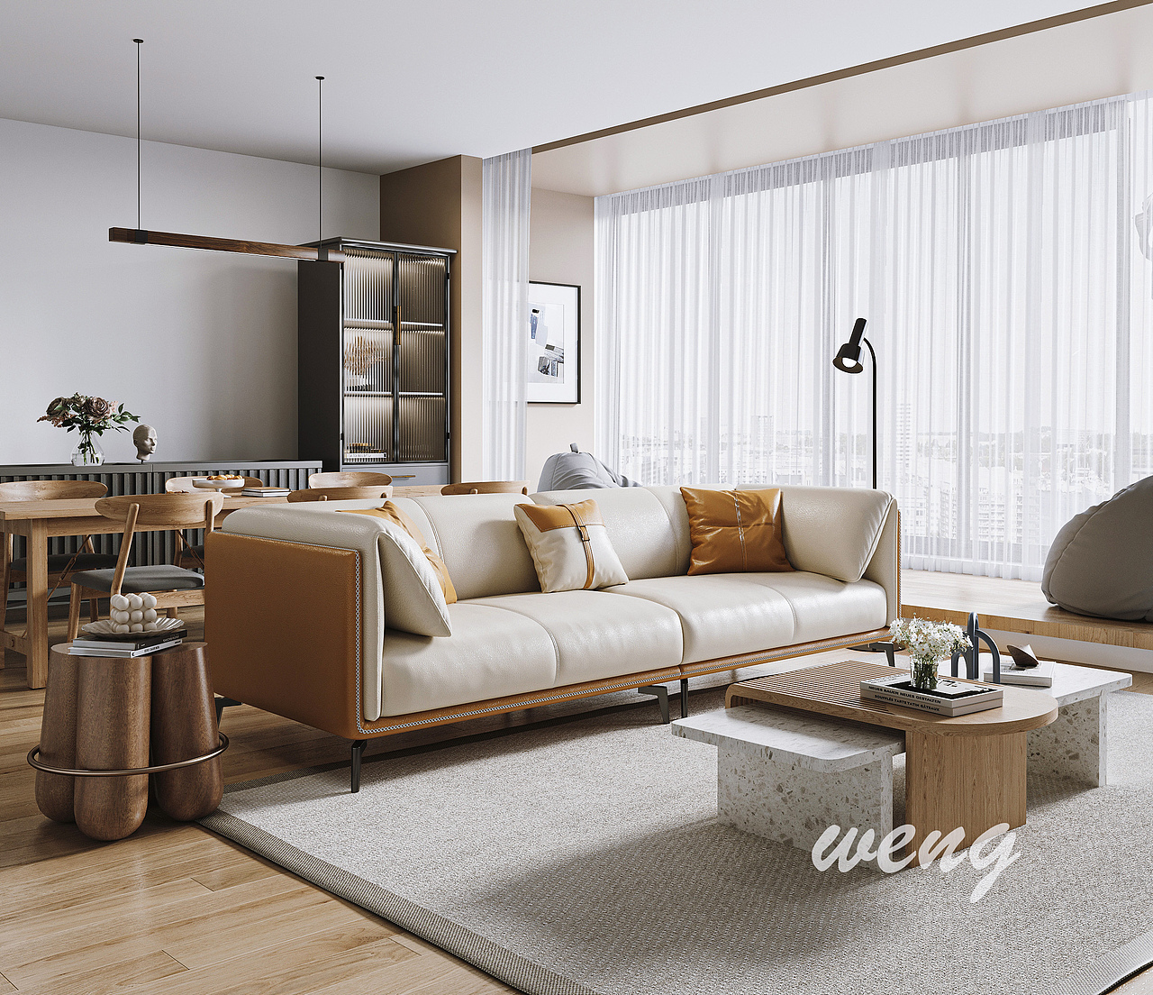 天猫淘宝京东的电商家具效果图渲染_3d设计翁老师weng-站酷zcool