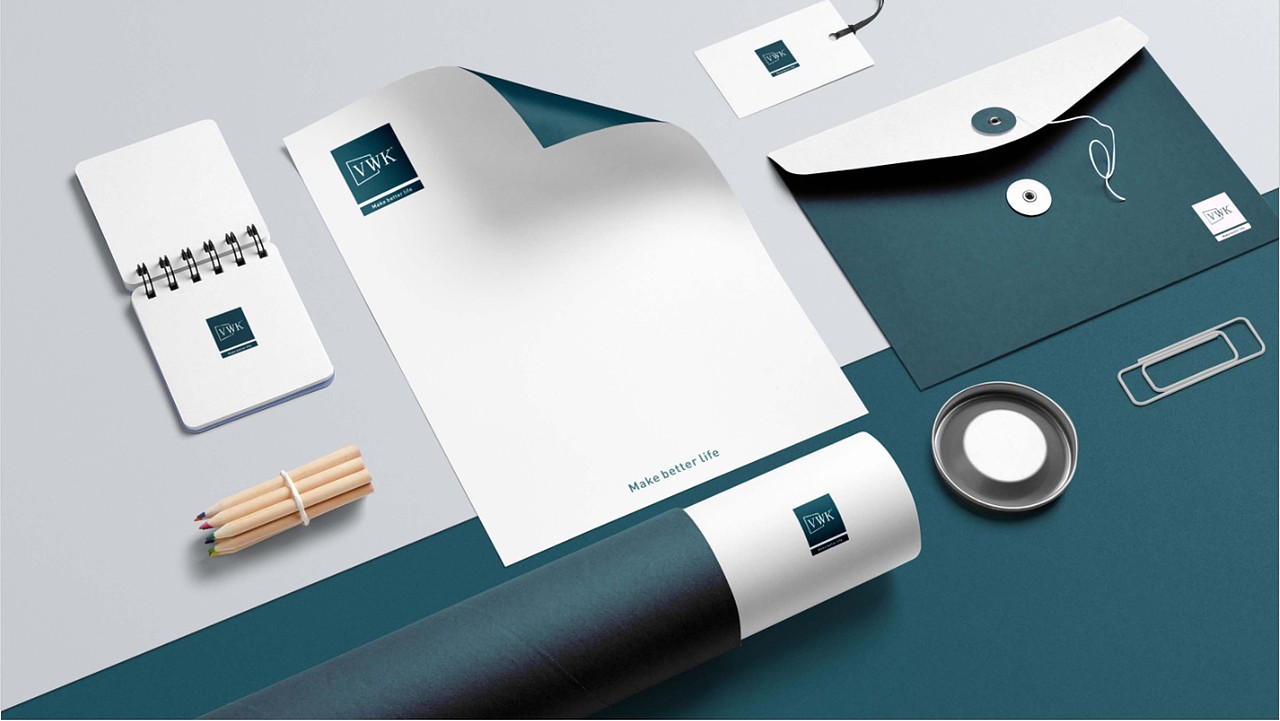 项 目 | VWK品牌vi设计全案,名片设计,品牌形象