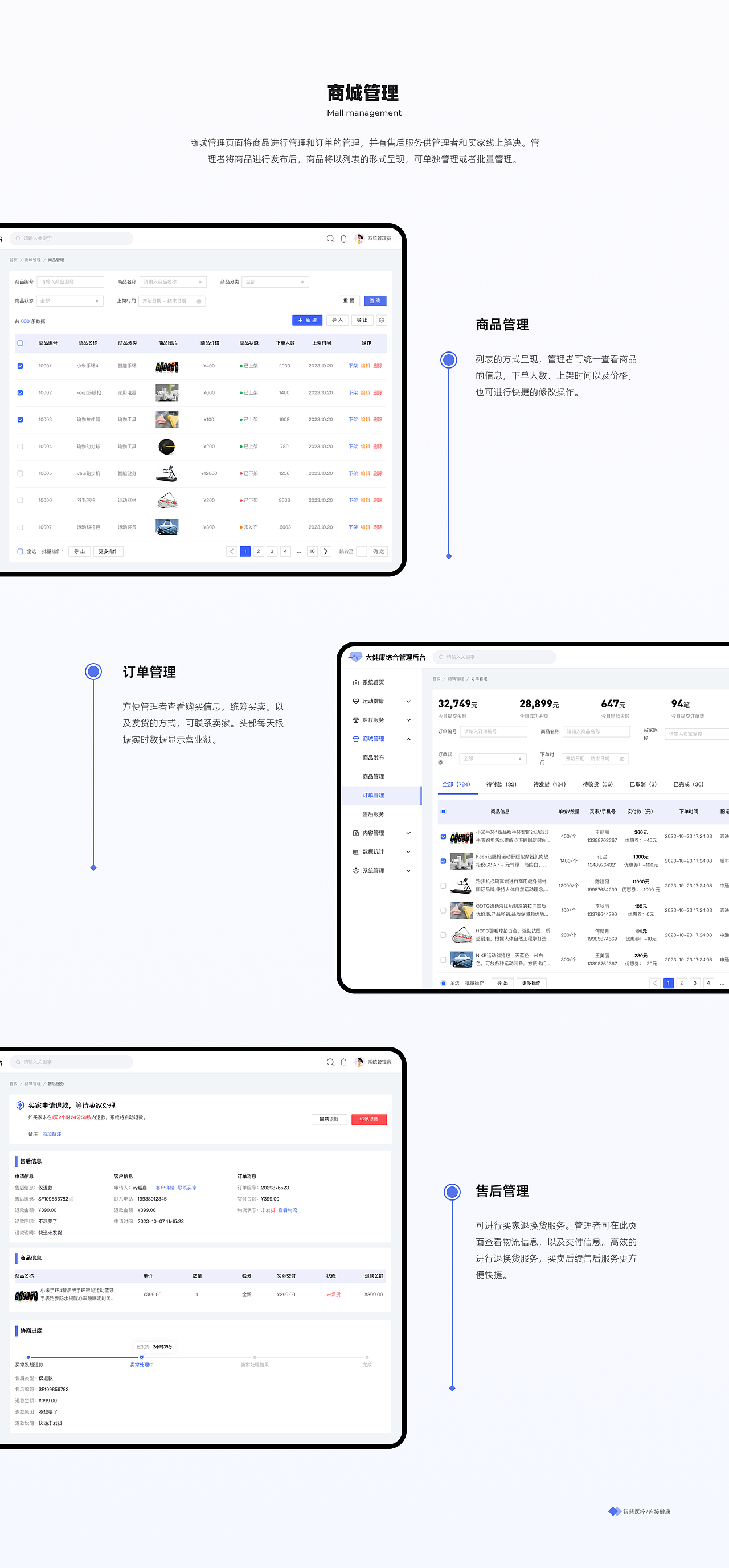 大健康数据管理后台