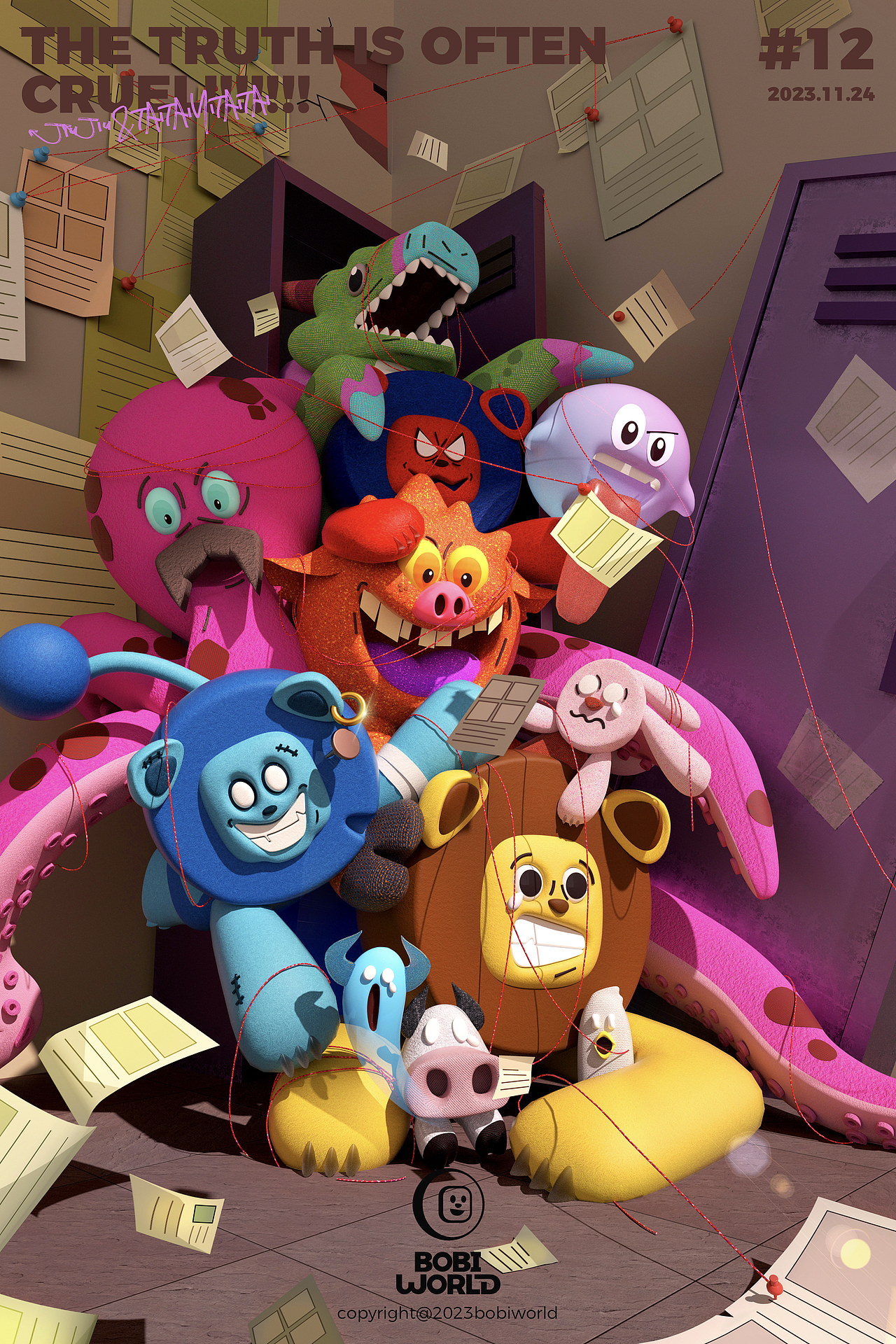 BOBI WORLD（图ZMzYwMDY1OTUy） - 艺术插画 - 站酷设计师台台一台台1原创素材 - 站酷ZCOOL
