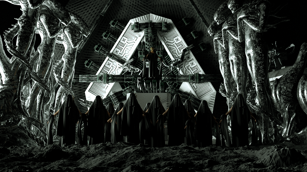 异形系列C4D风格图概念起源——alien（图ZMzA3OTg5NTg0） - 人物/生物 - 站酷设计师DAVE_Studio原创素材 - 站酷ZCOOL