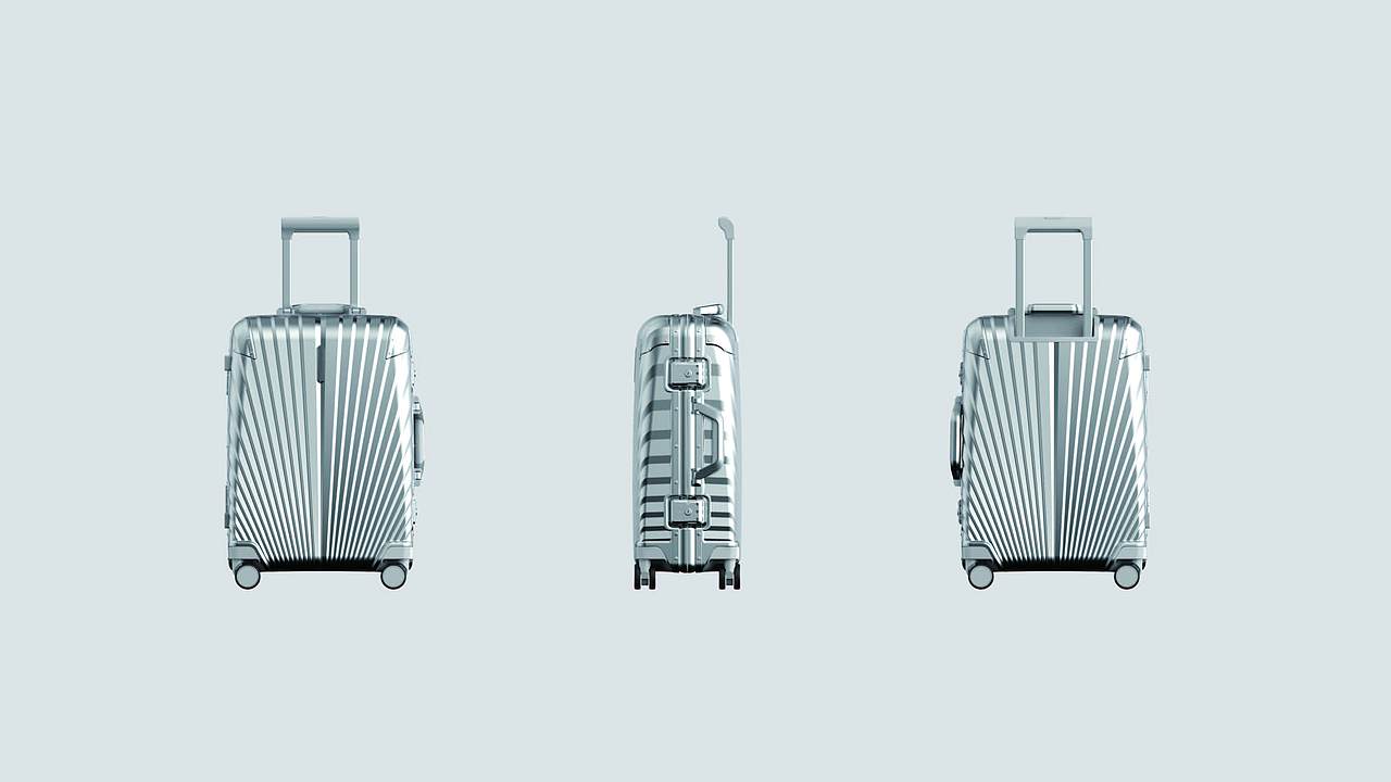 全铝拉杆箱设计稿