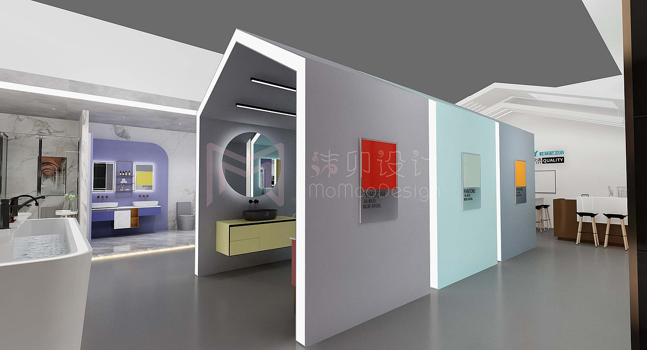 杜菲尼卫浴展位（图ZMzIyNzM1NTI4） - 场景 - 站酷设计师三末原创素材 - 站酷ZCOOL
