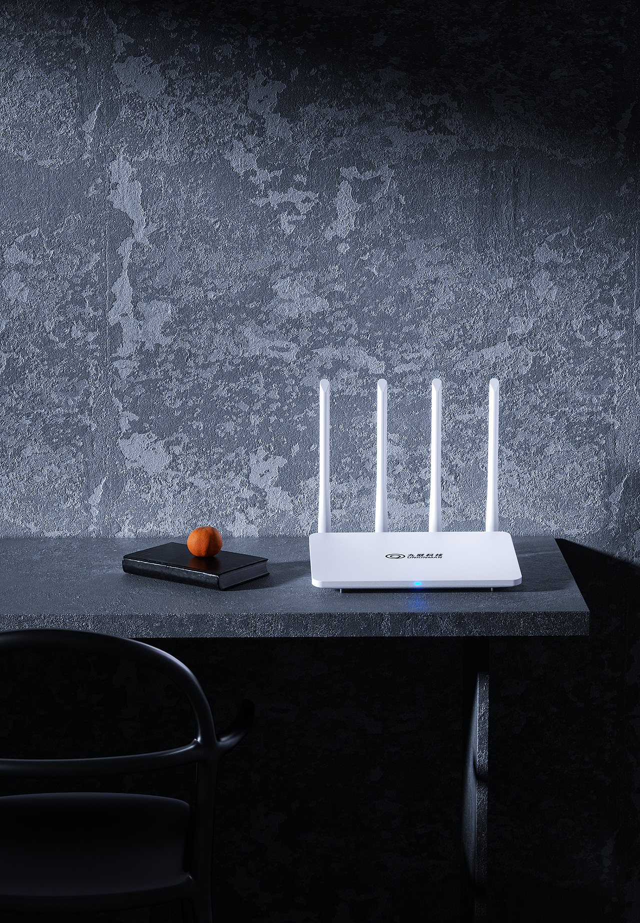 家居风路由器渲染