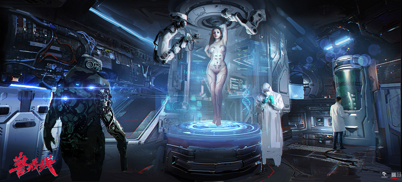 《警戒线》场景气氛图 | 北斗北学馆·进阶班学员作品