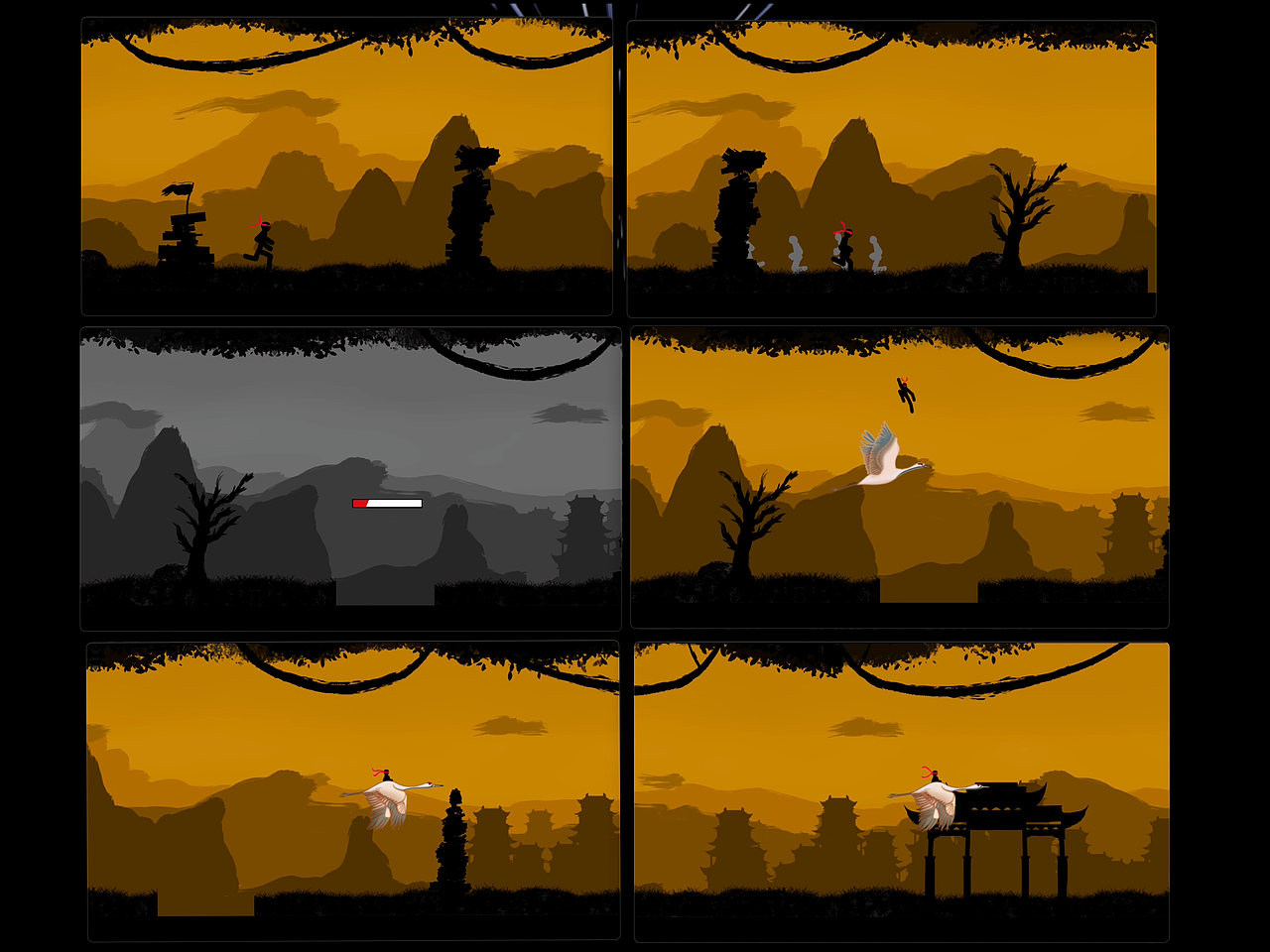 国风《火柴人》手绘动画（图ZMjk5ODMzNTg0） - 短篇/格漫 - 站酷设计师MikaShane原创素材 - 站酷ZCOOL