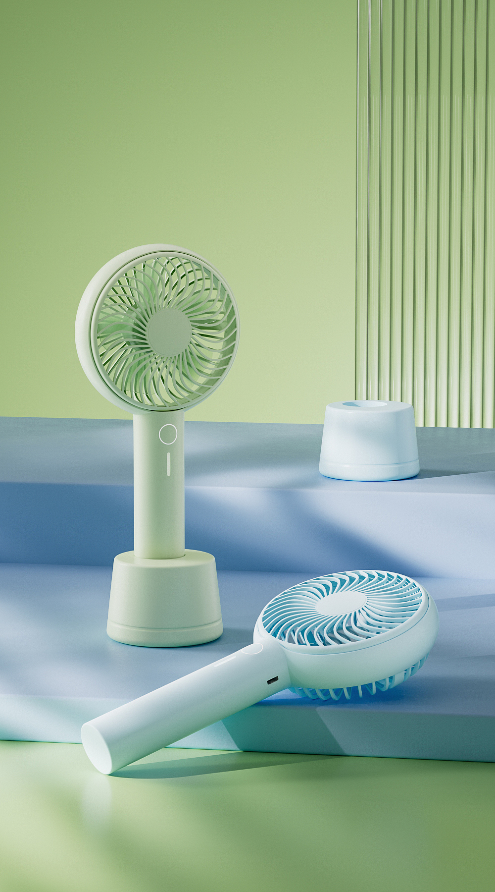 2023.8月創(chuàng)意渲染-小風(fēng)扇渲染（圖ZMzQ4MDcxNDg4） - 產(chǎn)品 - 站酷設(shè)計師自封攝計師原創(chuàng)素材 - 站酷ZCOOL