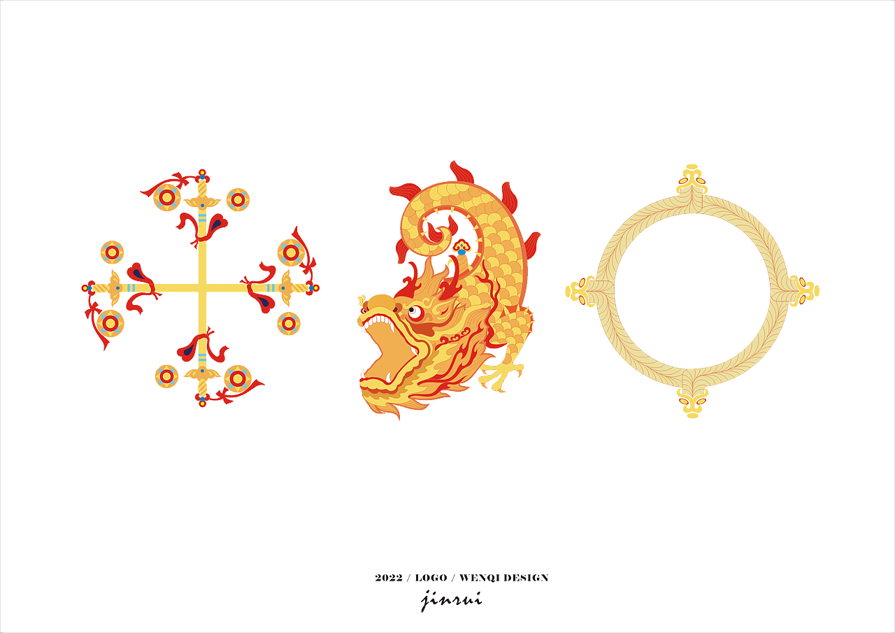 螭吻形象视觉符号设计