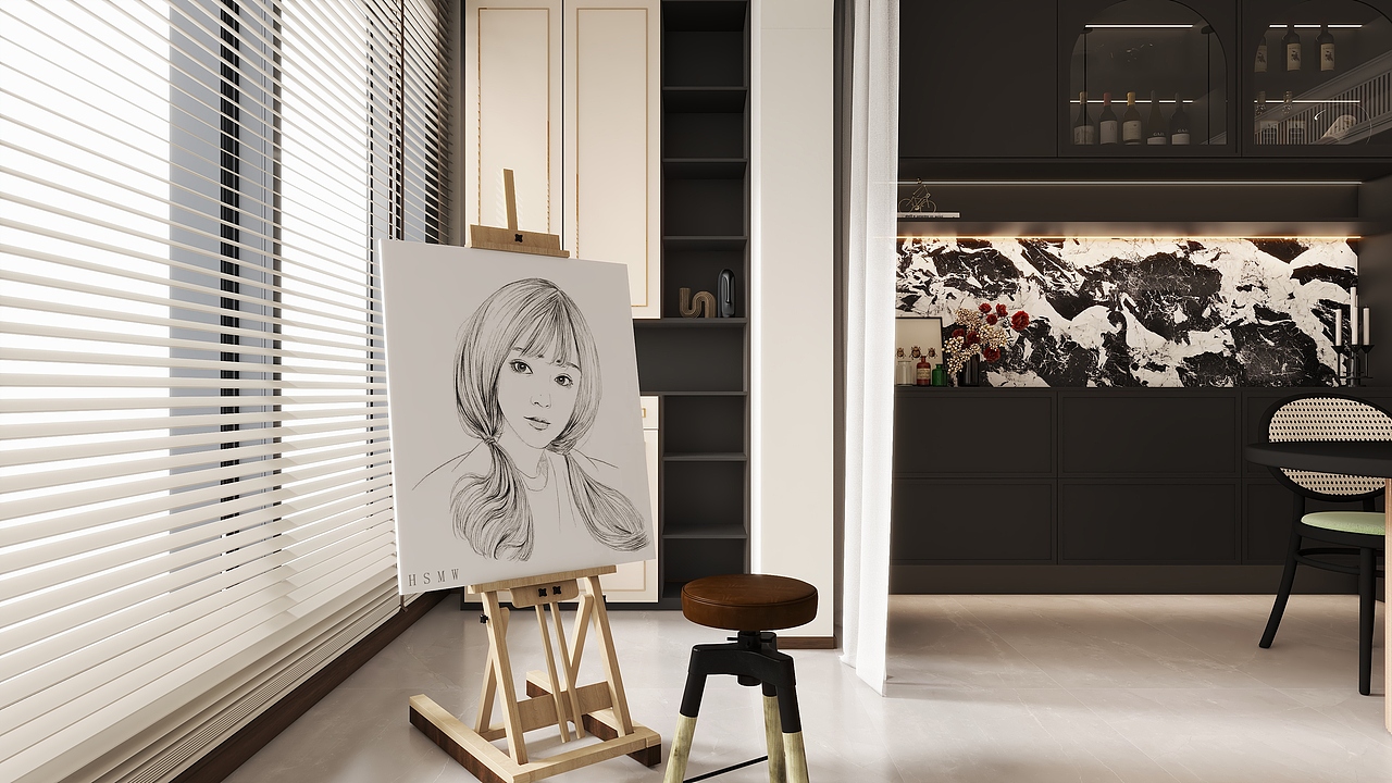 法式复古平层设计