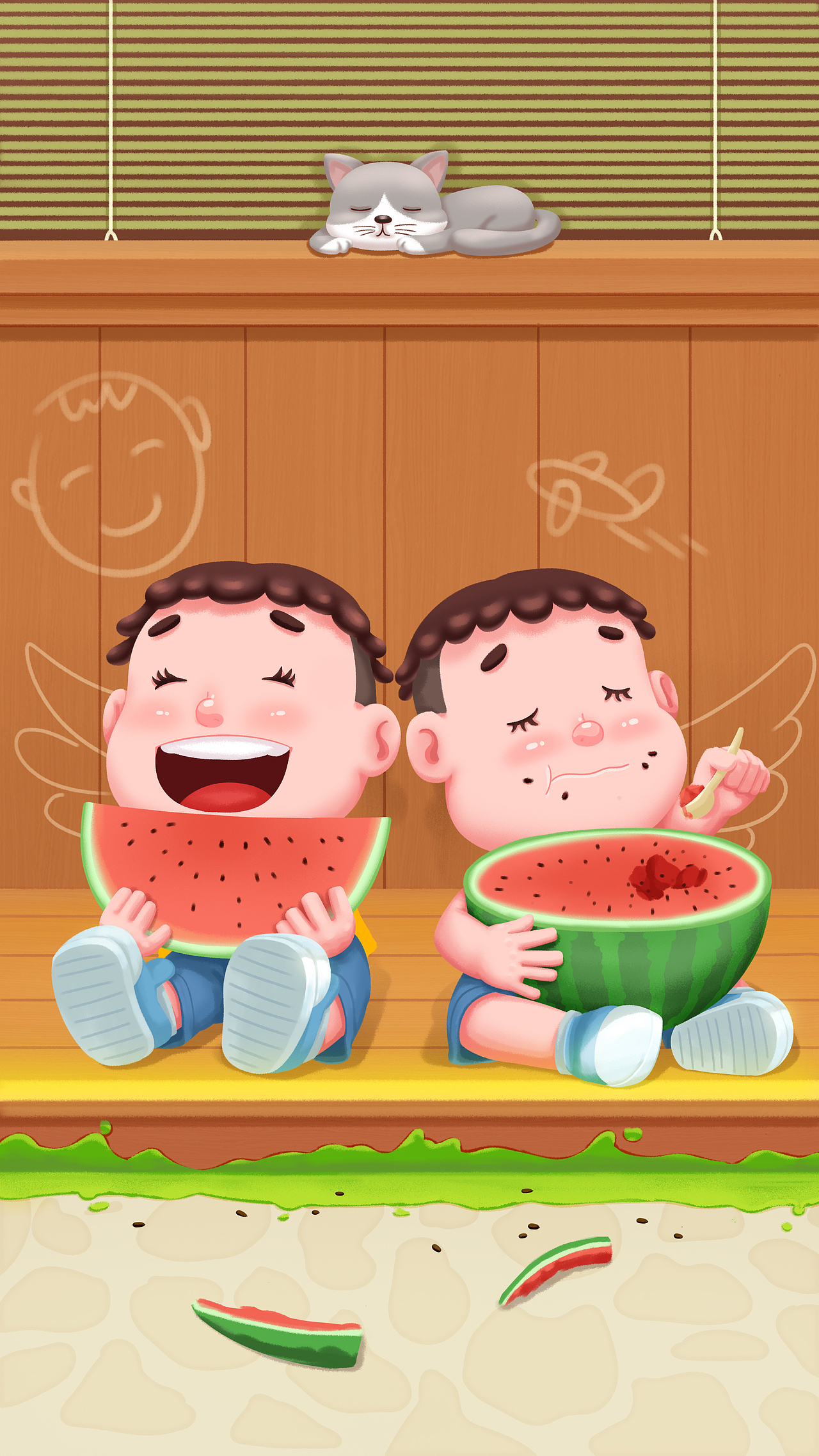 每天都是儿童节O(∩_∩)O哈哈~（图ZMzAzMzY1Nzk2） - 儿童插画 - 站酷设计师A飞正传原创素材 - 站酷ZCOOL