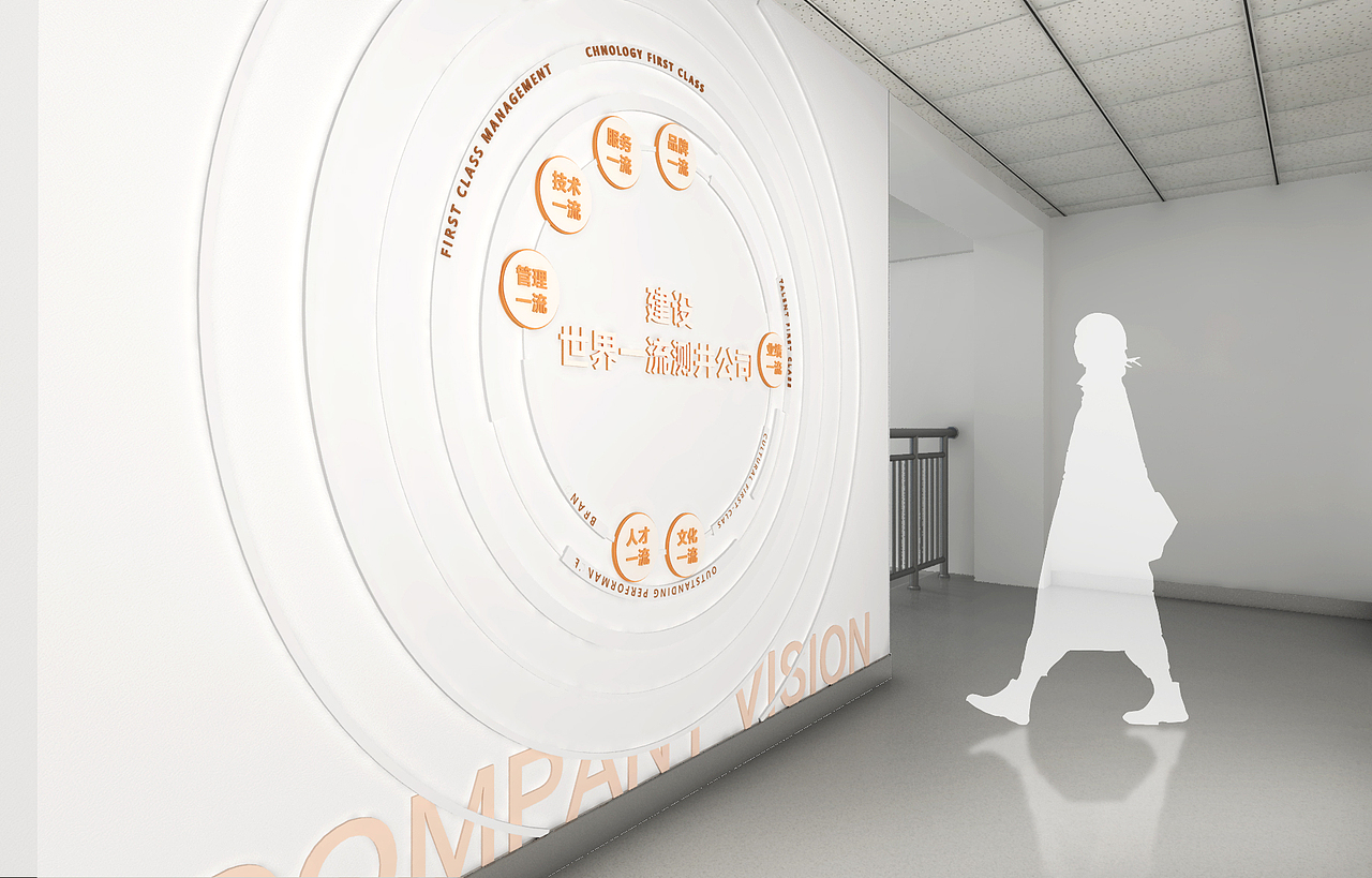 通道端墙墙面设计