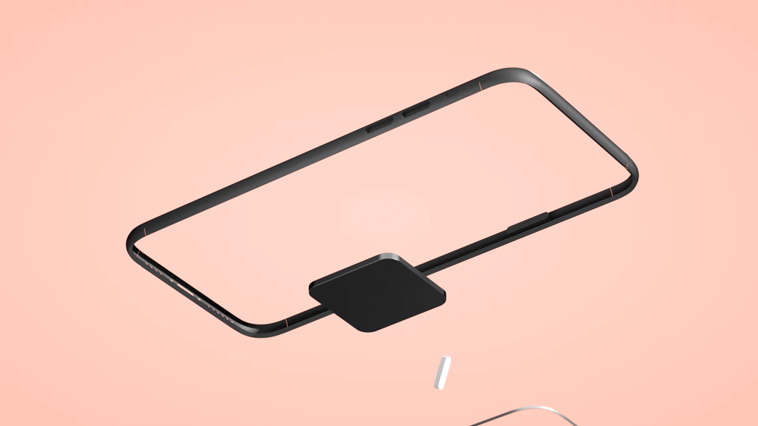 耳机+手机产品小动画