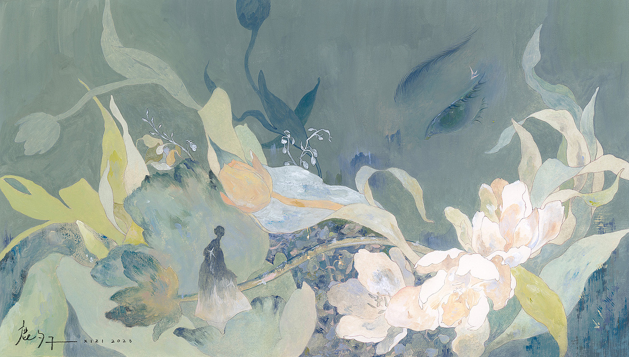 一日清晨（图ZMzQ4MDU4ODM2） - 商业插画 - 站酷设计师鹿夕子原创素材 - 站酷ZCOOL