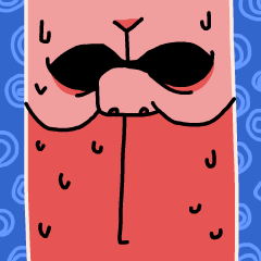 微信表情《复古小粉》（图ZMzQyNDUzNTk2） - 网络表情 - 站酷设计师ABOBO原创素材 - 站酷ZCOOL