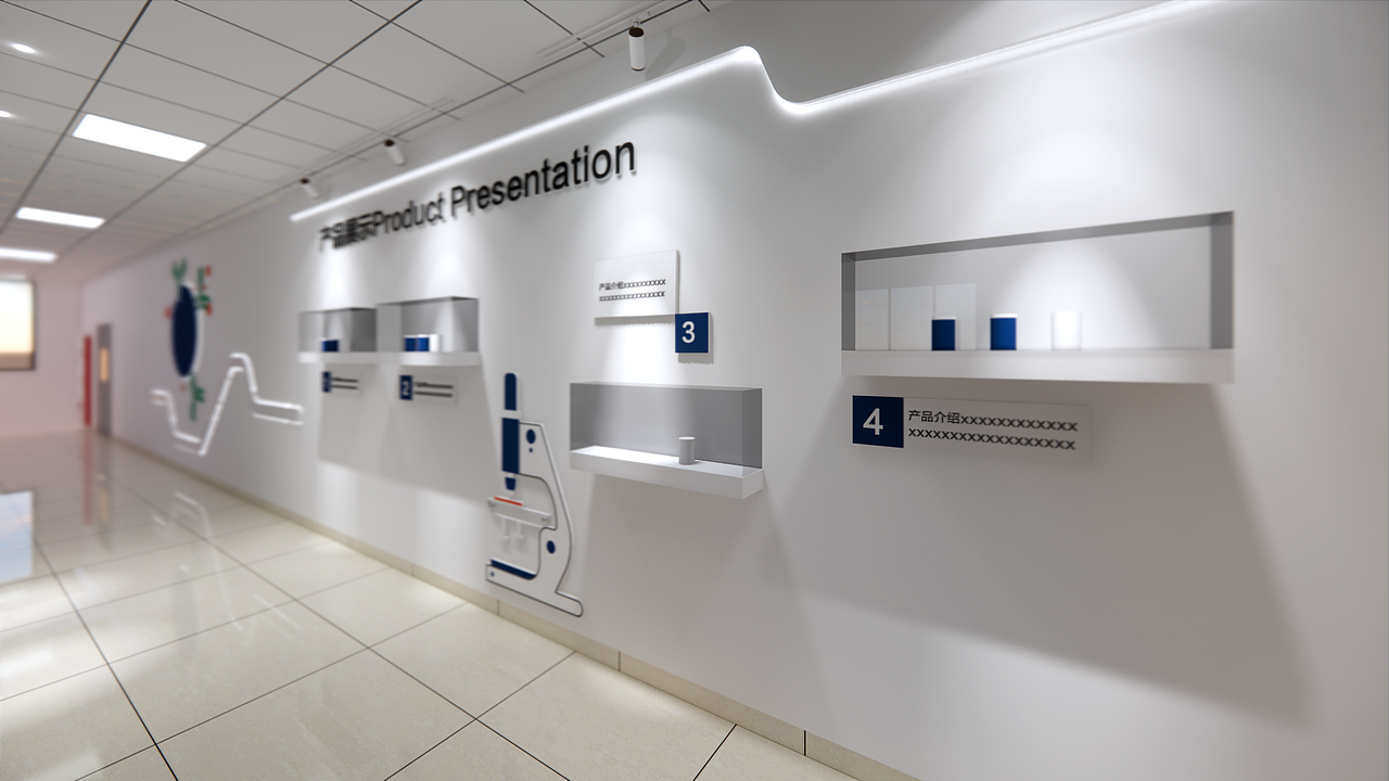 厦门实验室文化墙设计（图ZMzYwMDEzOTM2） - 展陈设计 - 站酷设计师亦河展示原创素材 - 站酷ZCOOL