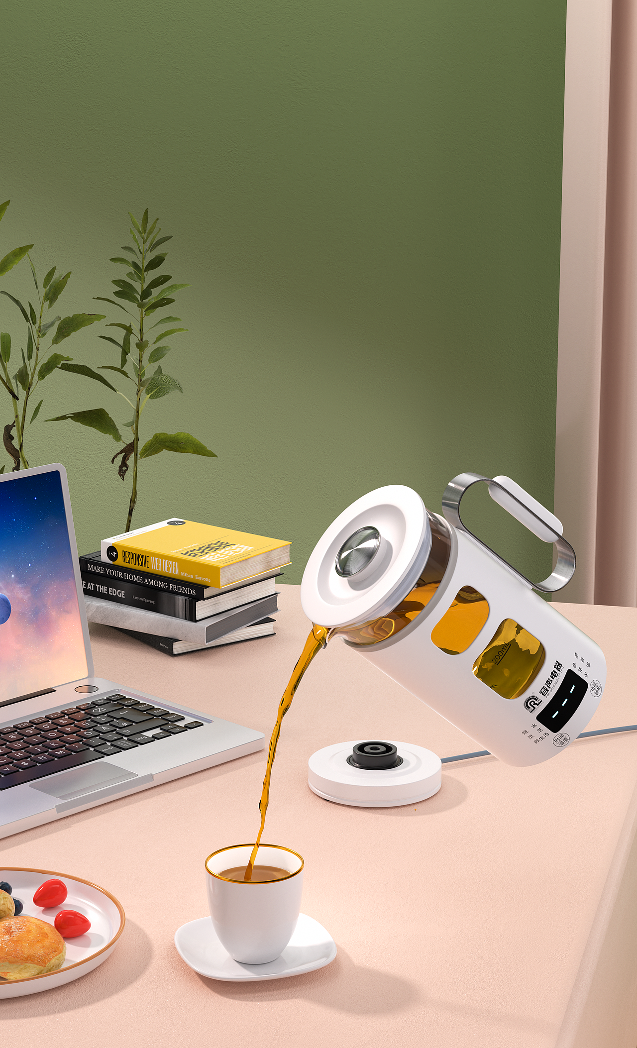 水壶详情图（图ZMzA3NTE1ODg0） - 产品 - 站酷设计师茶饭原创素材 - 站酷ZCOOL