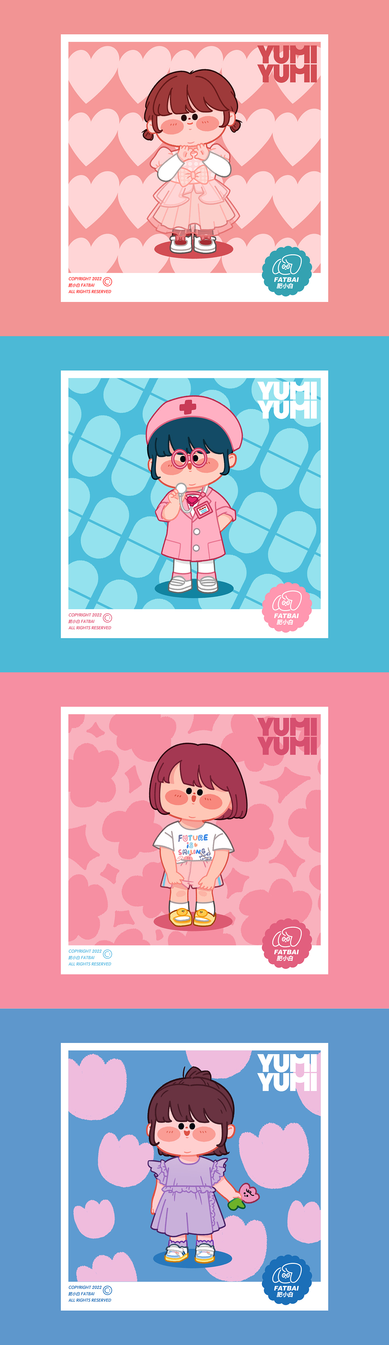 Yumi人物换装 Vol.2（图ZMjk5MTc0NjA0） - 商业插画 - 站酷设计师肥小白原创素材 - 站酷ZCOOL