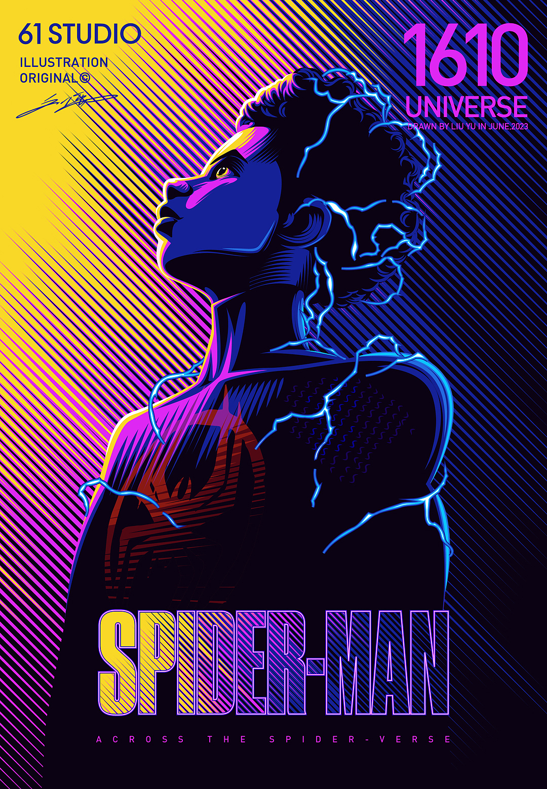蜘蛛侠纵横宇宙 | 系列插画 | 刘禹（图ZMzQ3NzcwNDcy） - 新锐潮流插画 - 站酷设计师刘禹design原创素材 - 站酷ZCOOL
