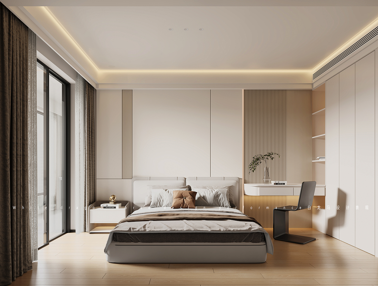 现代风格——白龙马效果