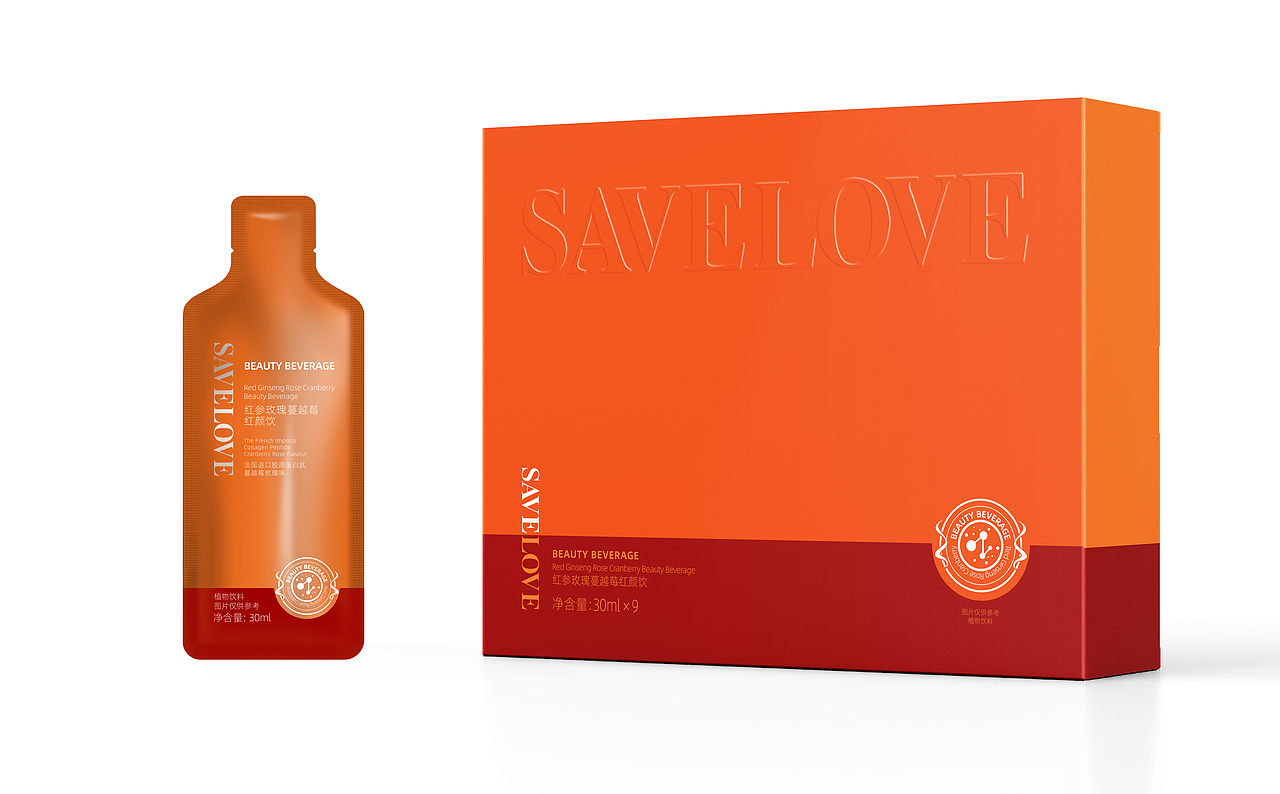 存爱SAVELOVE品牌,饮品包装