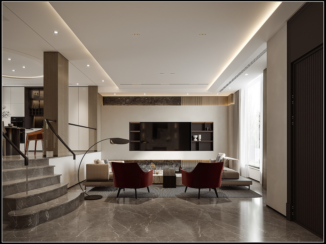 筋斗云效果图 别墅展示