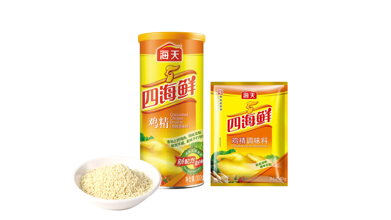 海天四海鲜鸡精 包装设计