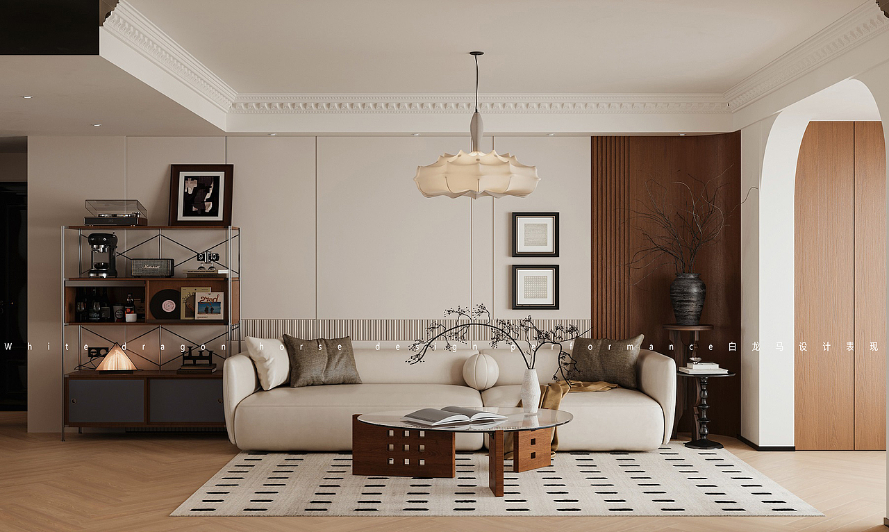 法式客餐厅——白龙马效果图