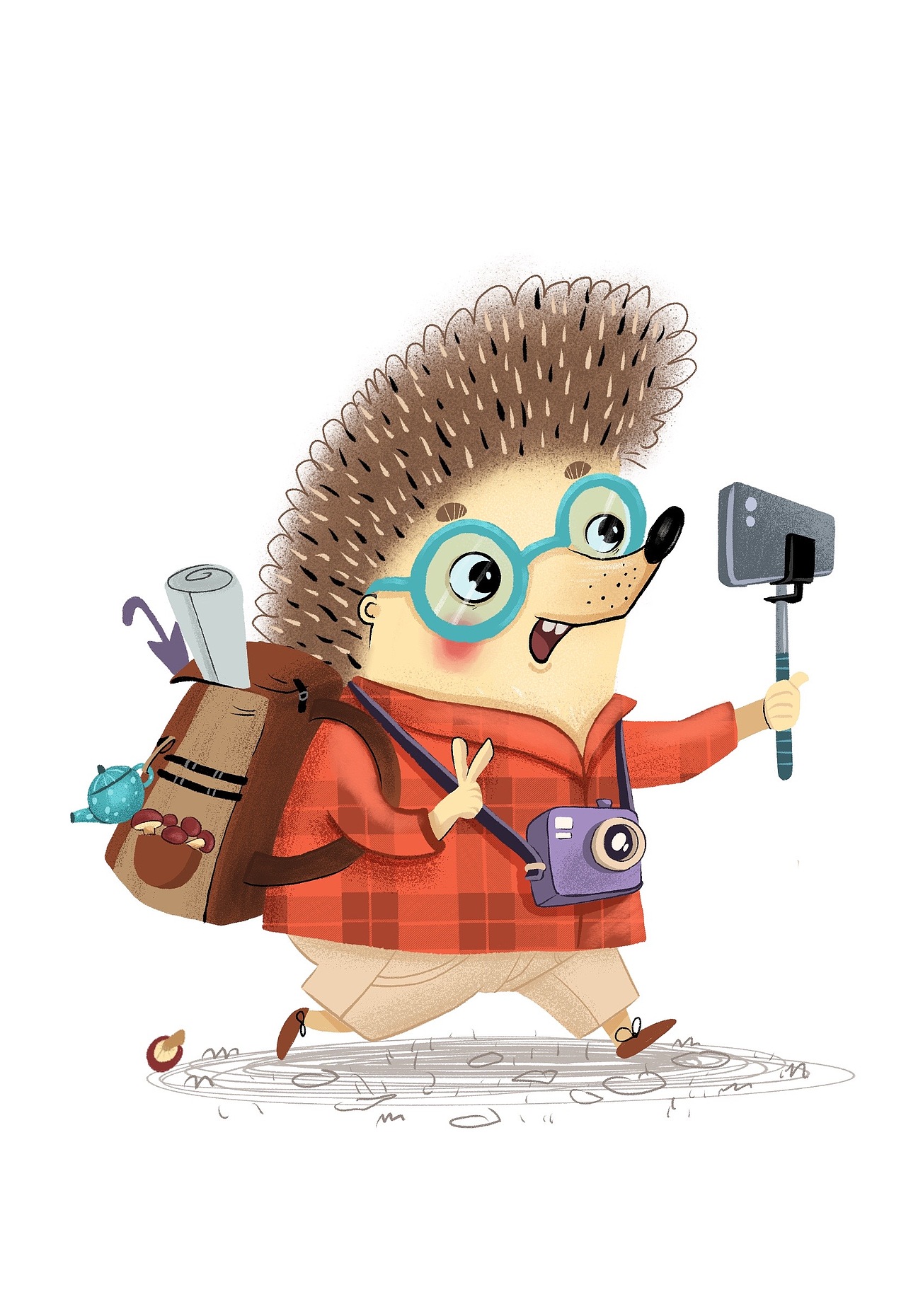 插画练习（图ZMjk5NDIyNjI0） - 绘本 - 站酷设计师一吱会飞的笔原创素材 - 站酷ZCOOL