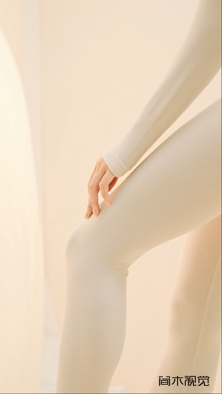 主图视频丨简木视觉 女士保暖内衣睡衣 人像产品短视频