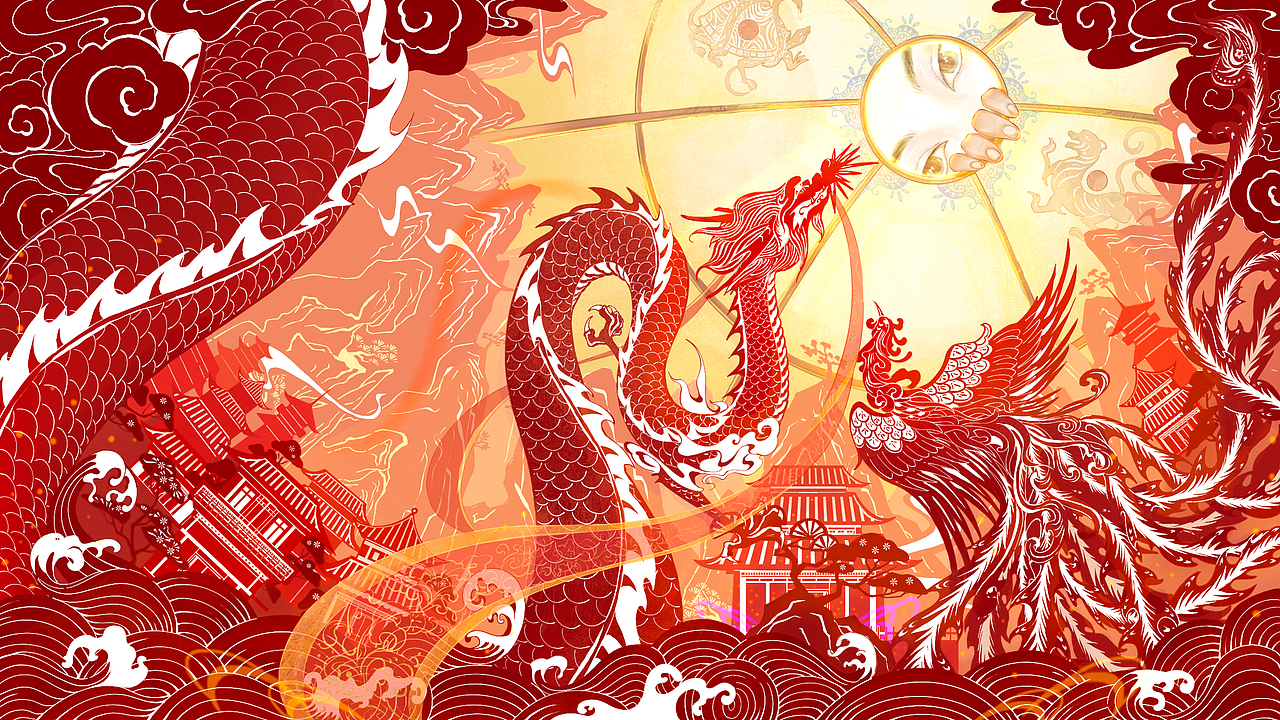一些关于龙的想法/龙插画合集(图ZMzU4NTgyNTM2) - 商业插画 - 站酷设计师壹橙yicheng原创素材 - 站酷ZCOOL