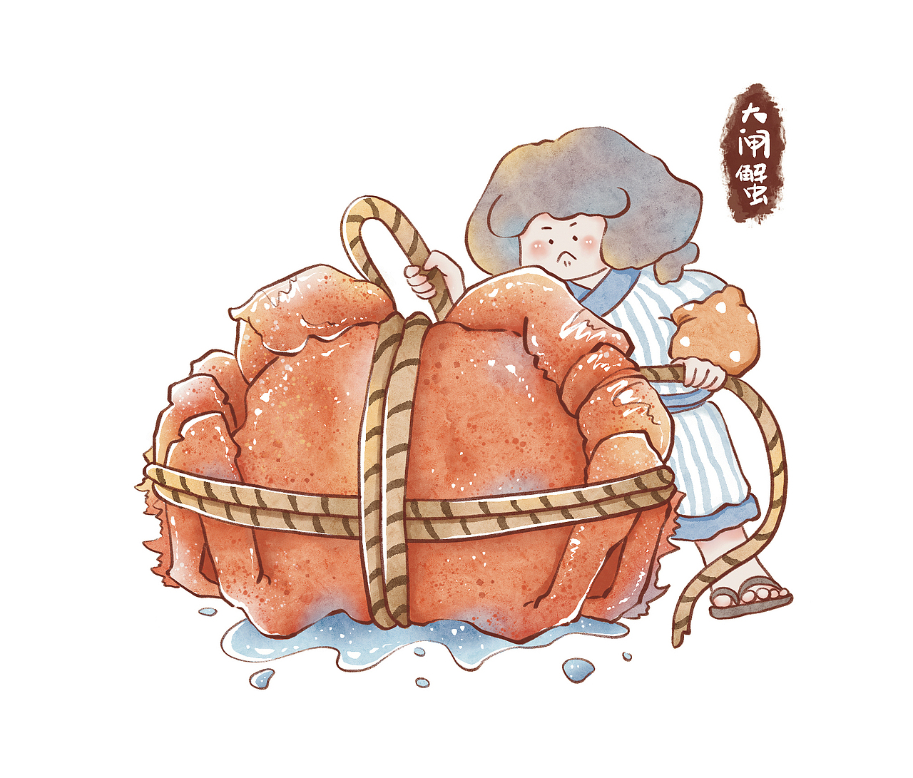 《美食搬运工》胶带第二弹图透（图ZMzEzNTgxOTYw） - 商业插画 - 站酷设计师三三有空原创素材 - 站酷ZCOOL