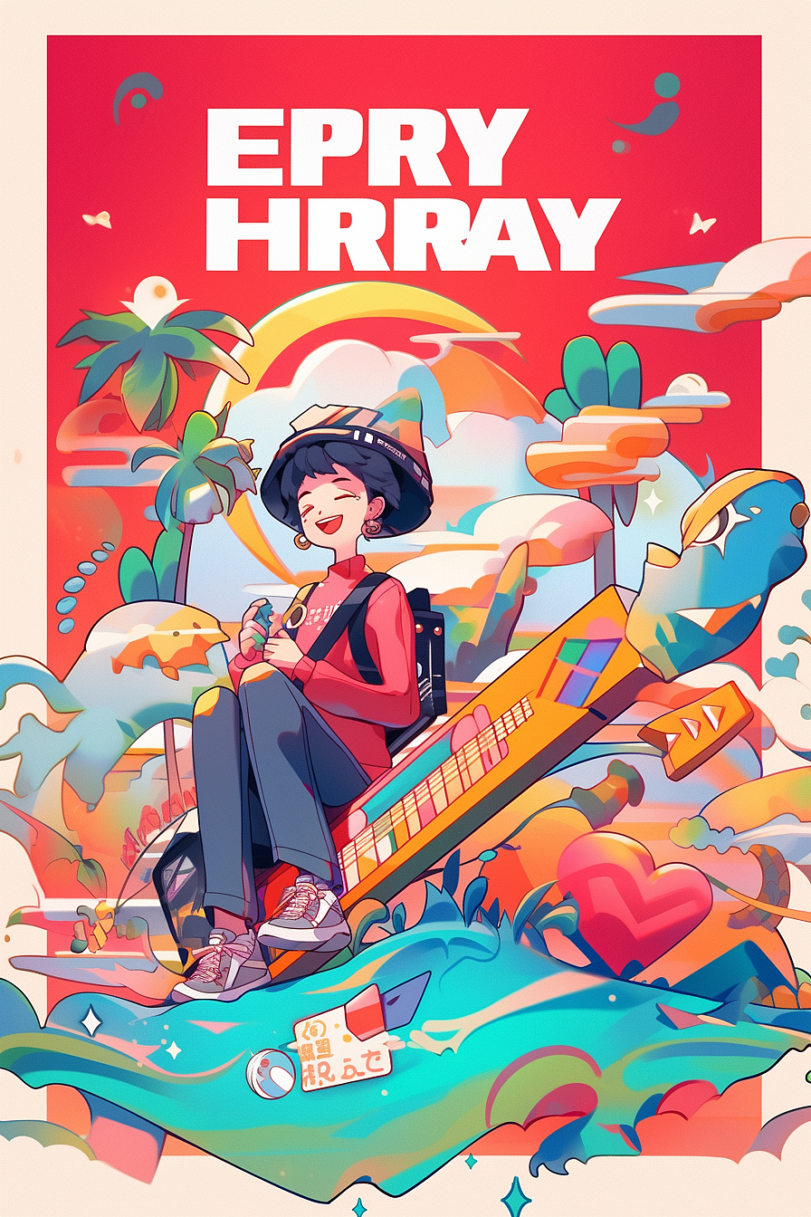 夏日派对（图ZMzUzMDg0MDg0） - 概念设定 - 站酷设计师深蓝IV原创素材 - 站酷ZCOOL