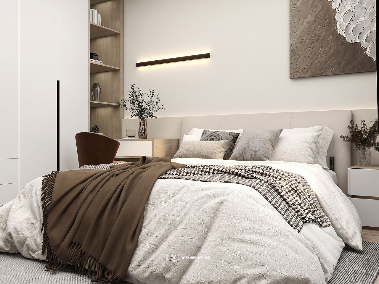 90空间设计∣142㎡兼顾现代与优雅，为生活谱一曲欢愉（图ZMzA2NzcwMzU2） - 家装设计 - 站酷设计师设计师赵响原创素材 - 站酷ZCOOL