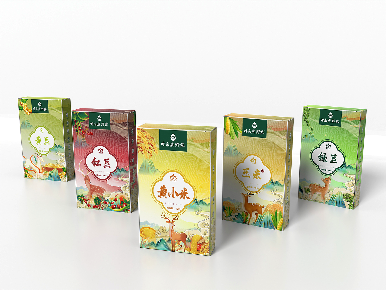 鹿野苑农产品包装设计（图ZMzI2ODIyNjE2） - 包装 - 站酷设计师zqichao原创素材 - 站酷ZCOOL
