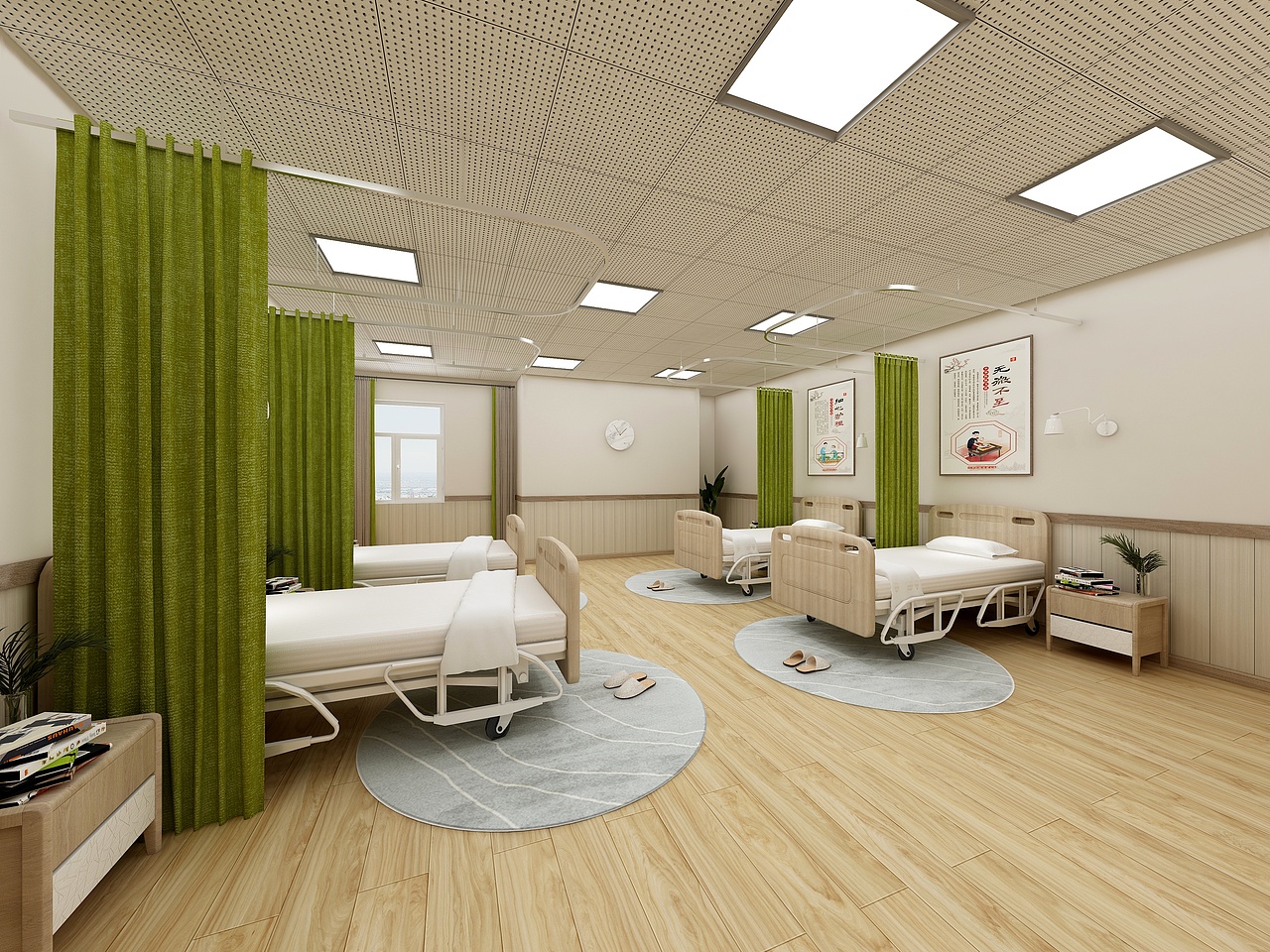 养老院病房设计、养老医院病房设计、医养结合养老院（图ZMzM0NDk5Nzky） - 商业空间设计 - 站酷设计师tianh18738185869原创素材 - 站酷ZCOOL