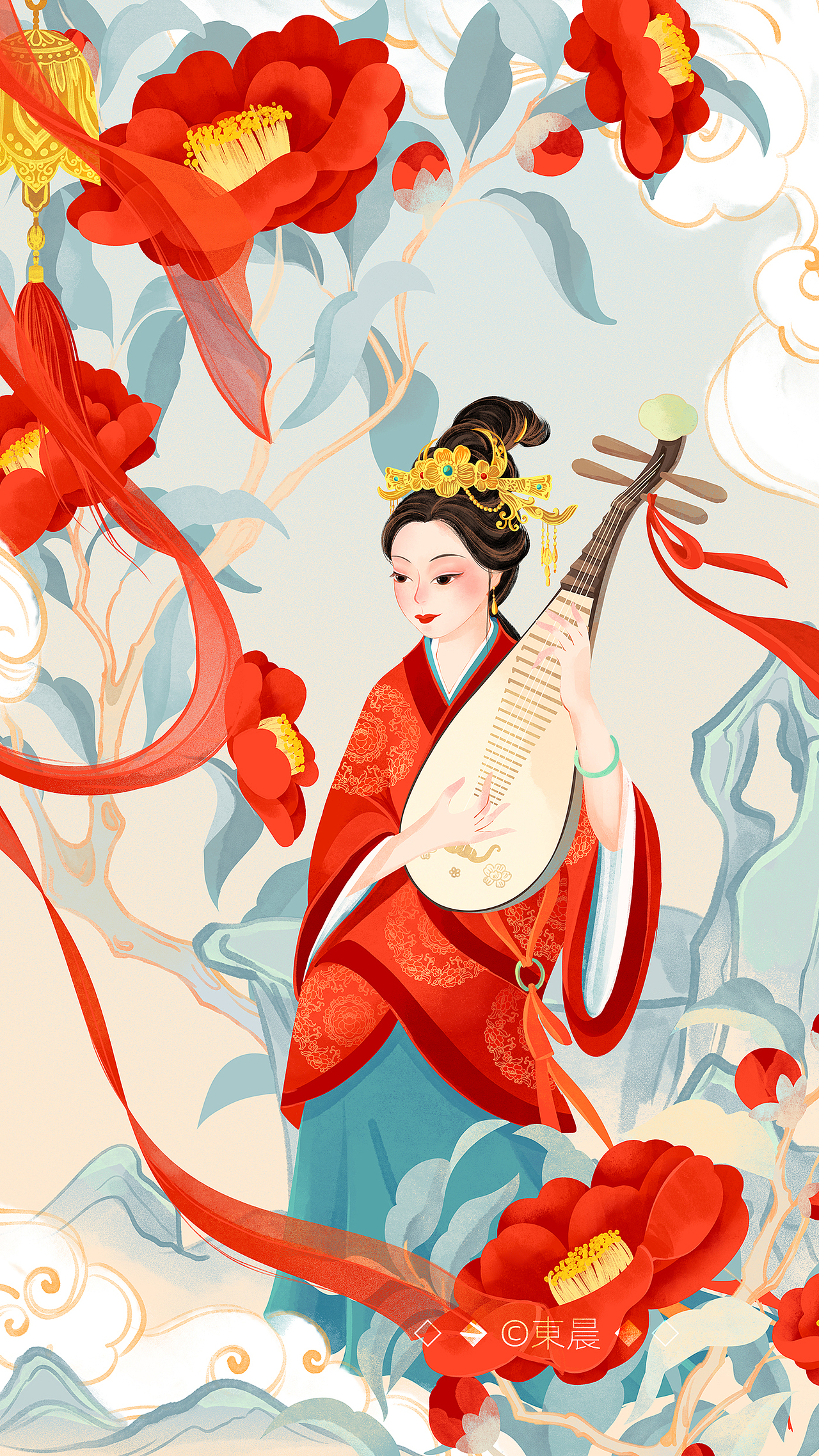 月令花神花卉插画（图ZMzI3NTQwNDcy） - 商业插画 - 站酷设计师東晨原创素材 - 站酷ZCOOL