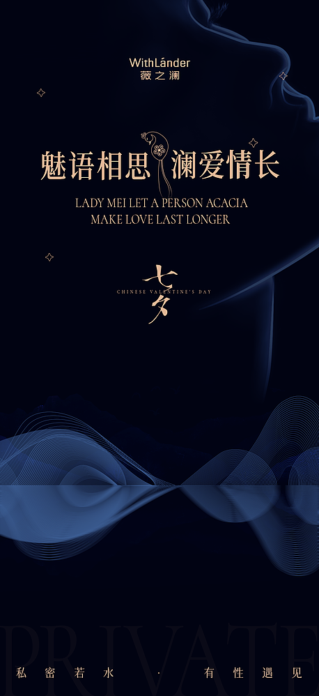七夕情人节海报