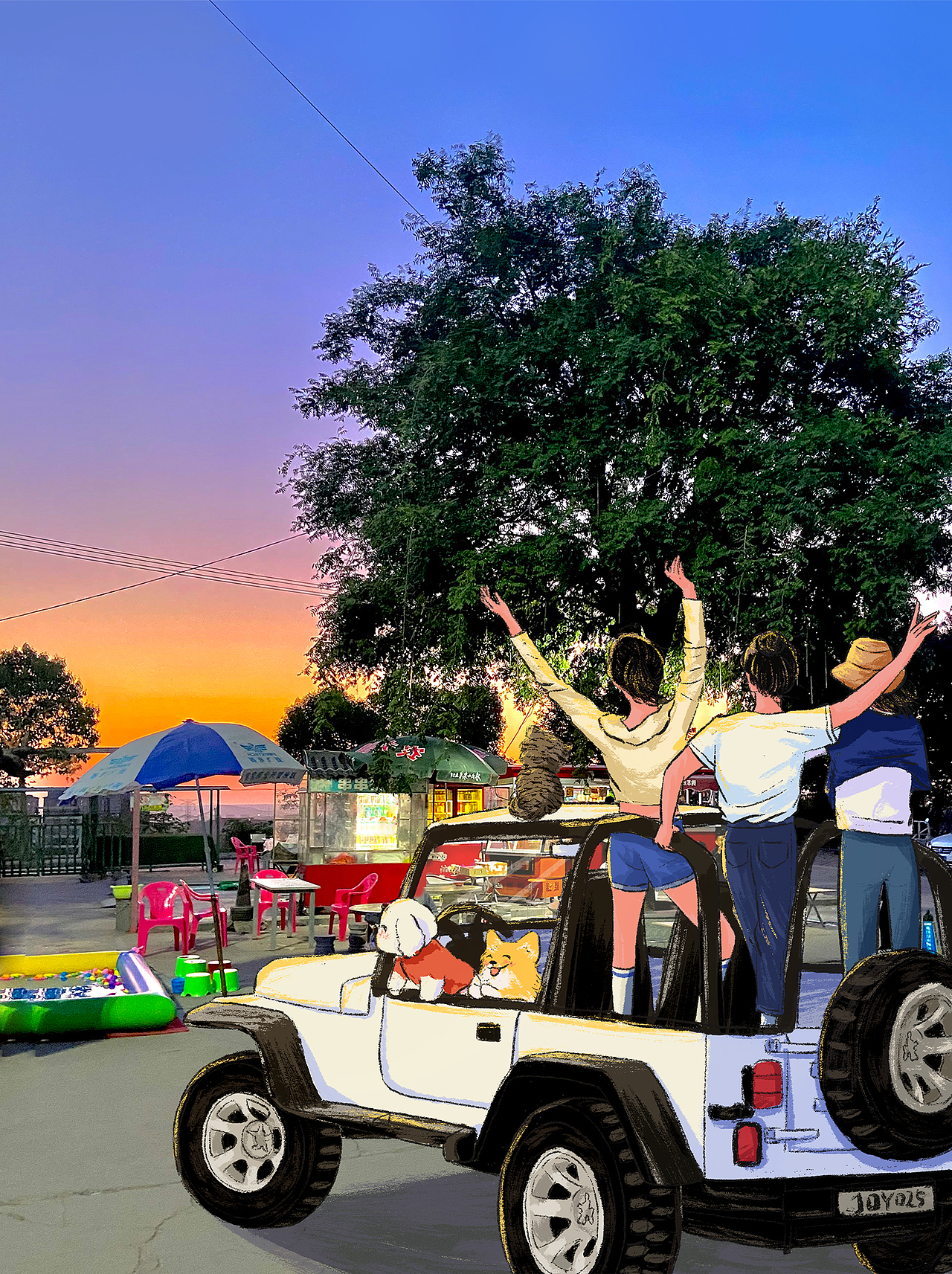 照片插畫 | 這個(gè)夏天（圖ZMzAyNTEyMjI0） - 創(chuàng)作習(xí)作 - 站酷設(shè)計(jì)師Joynii原創(chuàng)素材 - 站酷ZCOOL