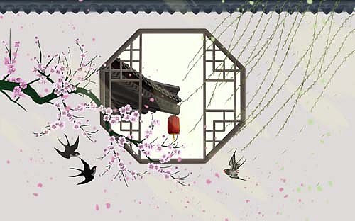 2023花鸟（图ZMzI4Nzc5OTE2） - 商业插画 - 站酷设计师新中式纱画图库原创素材 - 站酷ZCOOL