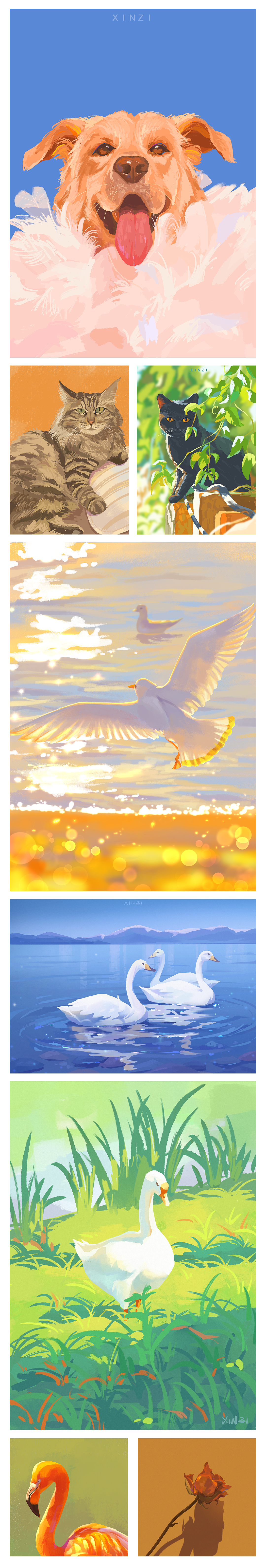 色彩60天速涂合集（圖ZMzI0NTg5OTY4） - 商業(yè)插畫 - 站酷設(shè)計師鑫子XIN原創(chuàng)素材 - 站酷ZCOOL