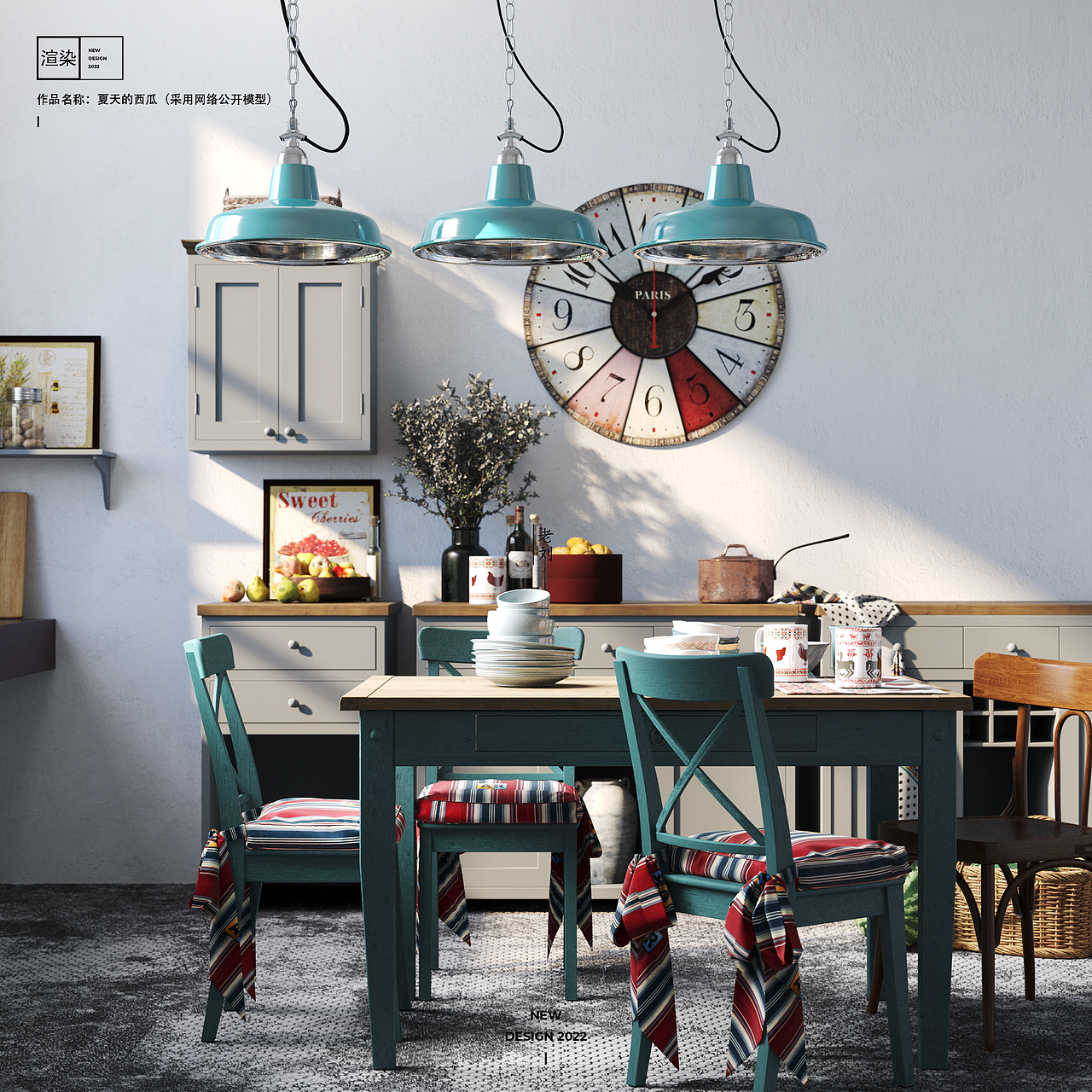 【渲染】夏天的西瓜（图ZMzA4NjQ5NTMy） - 建筑/空间 - 站酷设计师老刘的设计美学原创素材 - 站酷ZCOOL