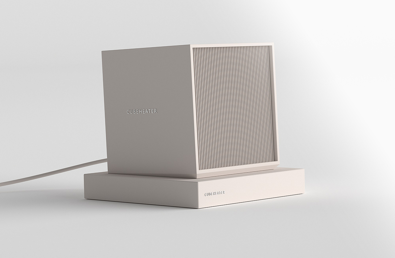 【产品渲染】-Cube Heater立方体加热器