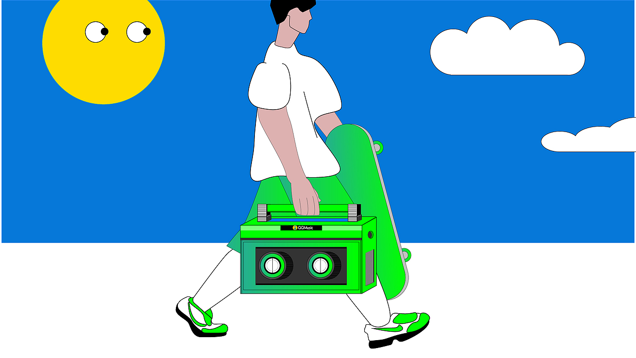 腾讯QQ音乐2023-视频界面设计推广合集（图ZMzM1MDI0MTky） - 短片 - 站酷设计师我是陈跃111111原创素材 - 站酷ZCOOL