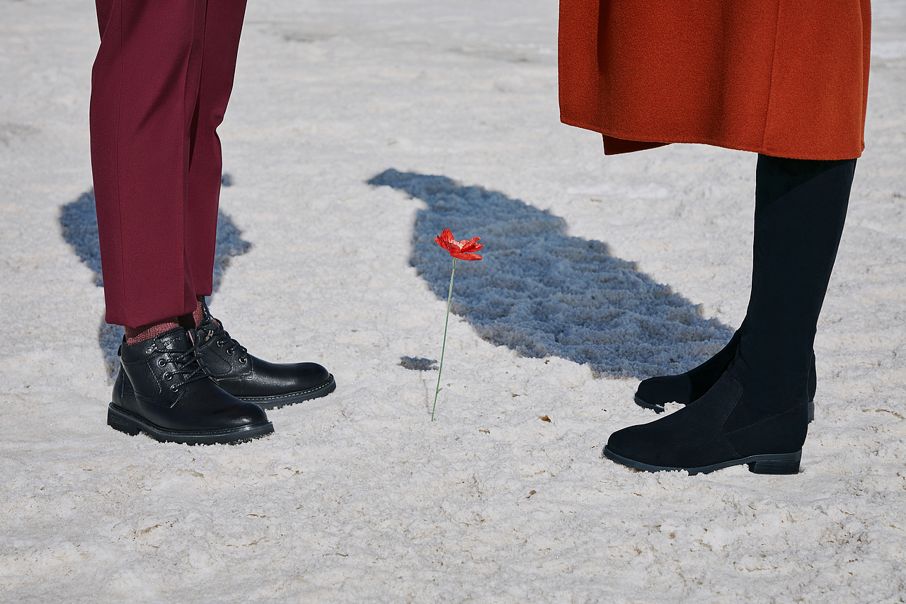 冬日盐湖|鞋子品牌拍摄案例