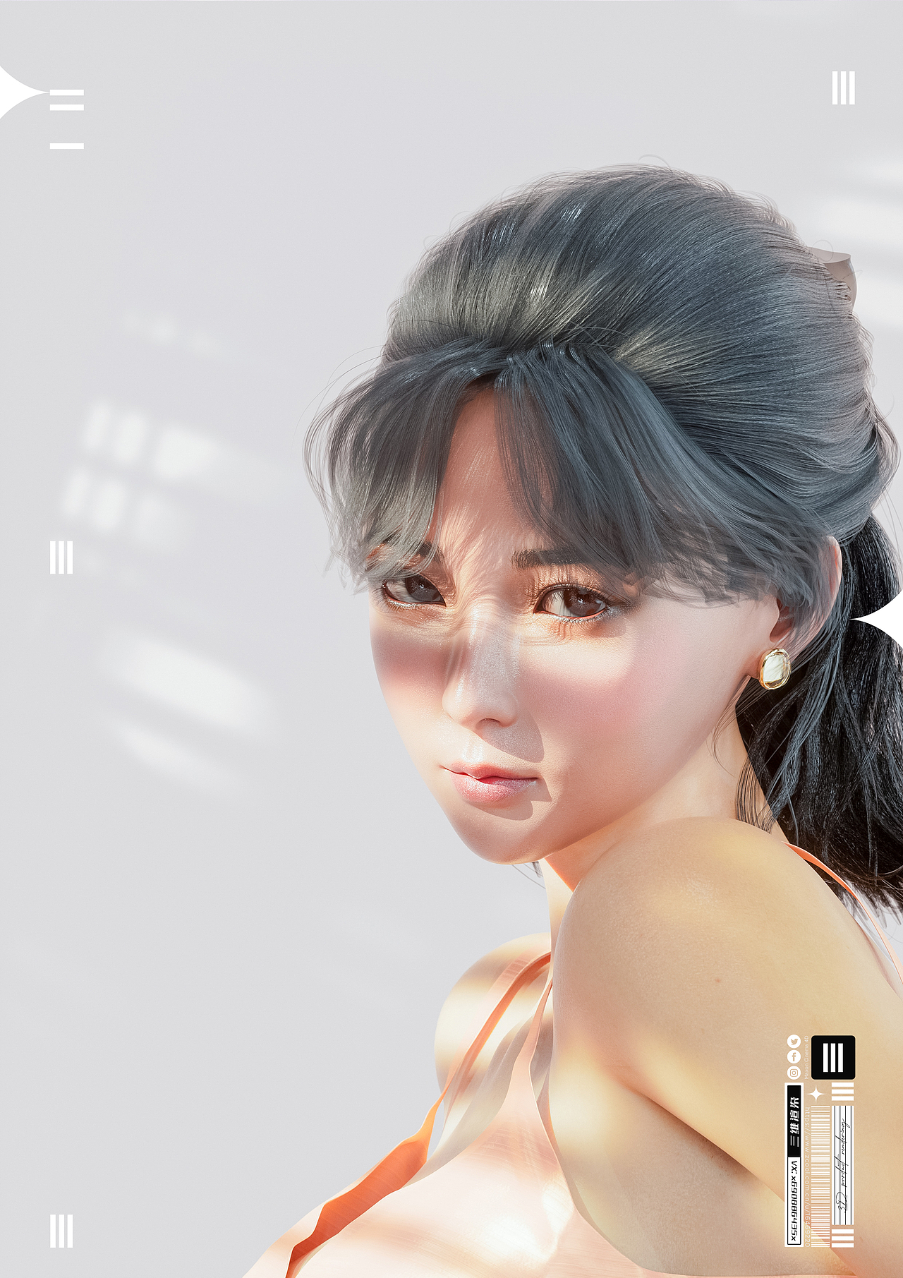 C4D角色设计 I睡衣女孩（图ZMzE0Njc4OTc2） - 人物/生物 - 站酷设计师夏先生k原创素材 - 站酷ZCOOL